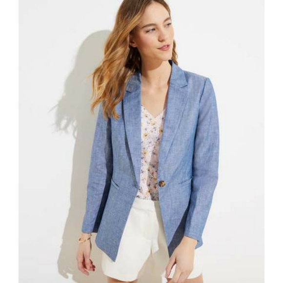 loft blue blazer